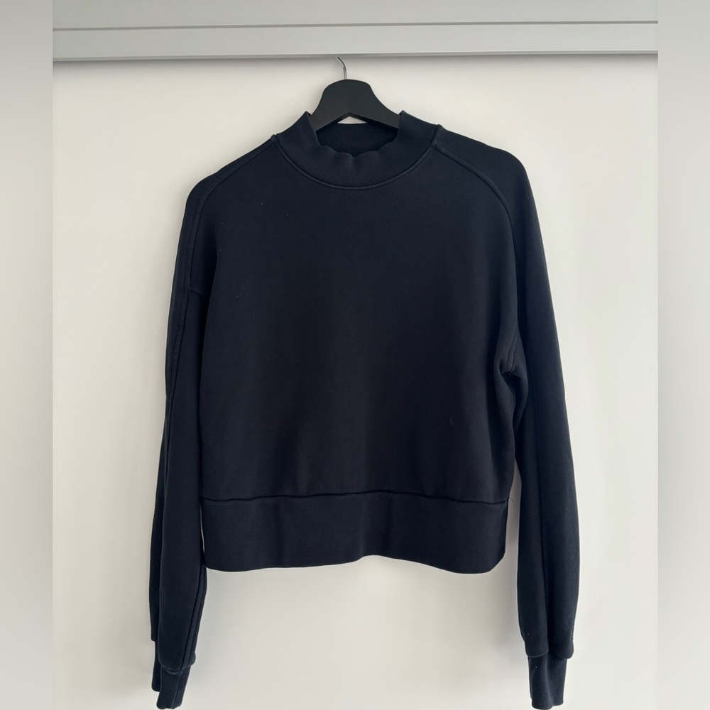 Classic Black Women's Crew Sweatshirt by Everlane